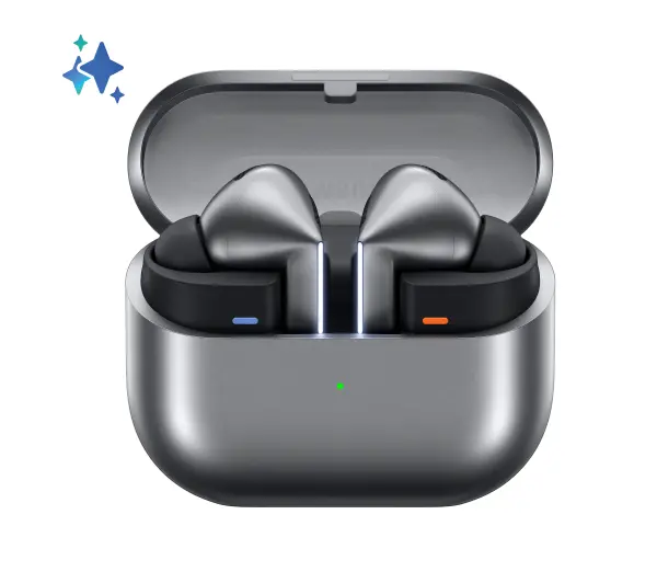 Samsung Galaxy Buds 3 Pro SM-R630NZA Dokanałowe Bluetooth 5.4 Funkcje AI Srebrny - ⚡ BESTSELLERY ⚡ - Kup na Raty - RRSO 0%