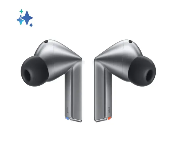 Samsung Galaxy Buds 3 Pro SM-R630NZA Dokanałowe Bluetooth 5.4 Funkcje AI Srebrny - ⚡ BESTSELLERY ⚡ - Kup na Raty - RRSO 0%
