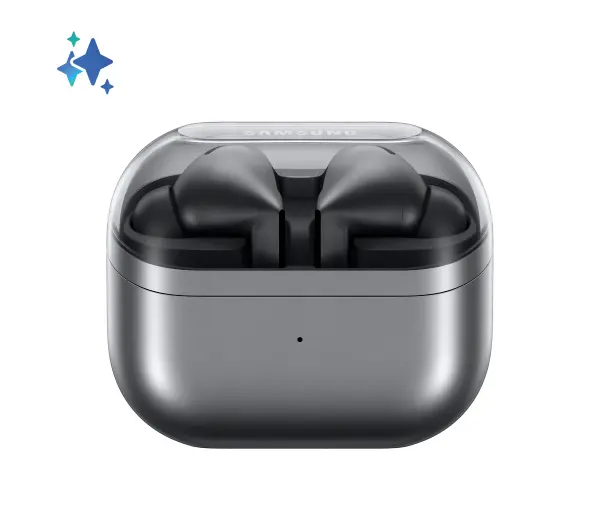 Samsung Galaxy Buds 3 Pro SM-R630NZA Dokanałowe Bluetooth 5.4 Funkcje AI Srebrny - ⚡ BESTSELLERY ⚡ - Kup na Raty - RRSO 0%