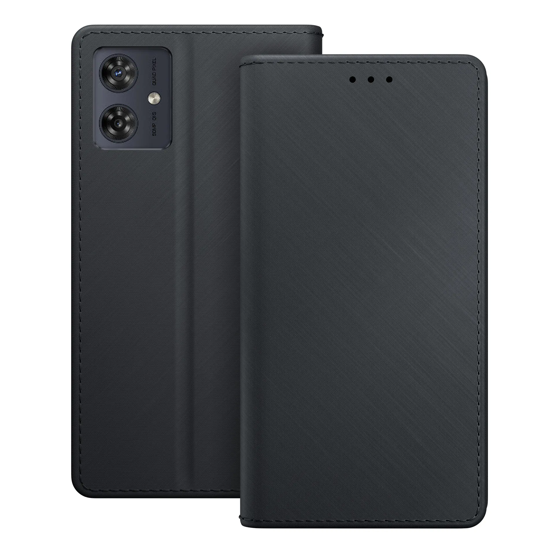 Etui 3mk Wallet Case do Motorola Moto G54/ Power Edition Czarny