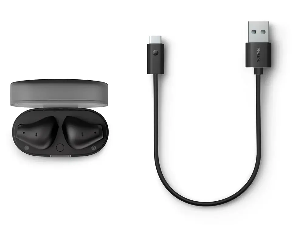 Słuchawki bezprzewodowe Philips TAT2139BK/00 Douszne Bluetooth 5.3