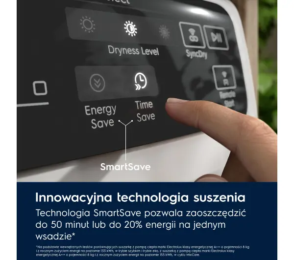 Electrolux 900 PerfectCare EW9D787KCP Funkcje AI 63,6cm 8kg Zdalne sterowanie - TRZECI -55%, ALBO 5-TY ZA 1ZŁ - Kup na Raty - RRSO 0%