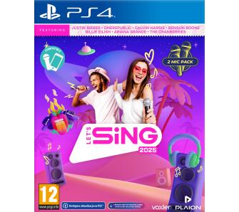 Let's Sing 2025 +  2 mikrofony Gra na PS4