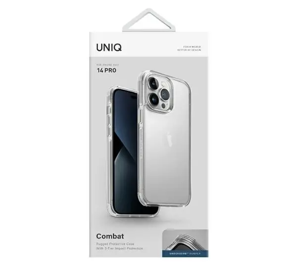 UNIQ Combat do iPhone 14 Pro Przeźroczysty