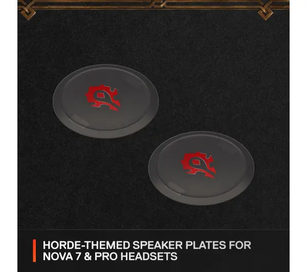 SteelSeries Arctis Nova Booster Pack WOW Horde Edition