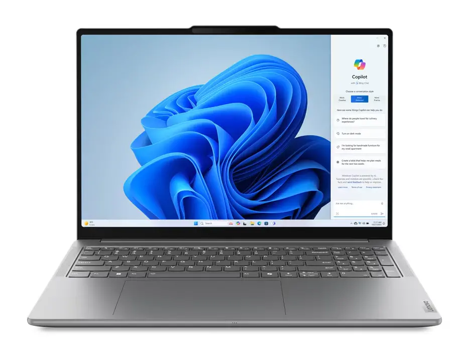 Laptop Lenovo Yoga Pro 9 16IMH9 16" 165Hz Ultra 7 155H 16GB RAM 512GB Dysk SSD RTX4060 Win11 Szary