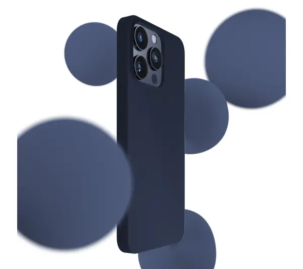 3mk Silicone Case do iPhone 15 Pro Max Niebieski
