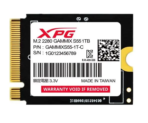 Dysk SSD Adata Gammix S55 1TB PCIe Gen4 x4