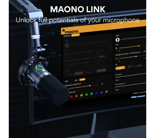 Maono PD200x Przewodowy Dynamiczny Biały