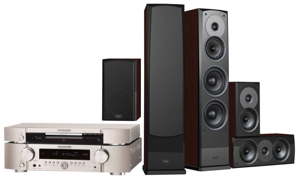 Zestaw kina Marantz Red 300 DV4003, NR1501, Prism Odyssey X100