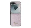 Etui Guess 4G Glitter Script GUHCZF6HGGSHP do Samsung Galaxy Z Flip6