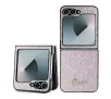 Etui Guess 4G Glitter Script GUHCZF6HGGSHP do Samsung Galaxy Z Flip6