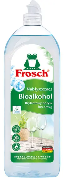Nabłyszczacz do zmywarki Frosch bioalkohol 750ml