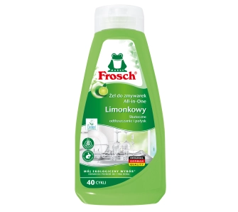 Żel do zmywarki Frosch limonkowy 40 cykli 650ml