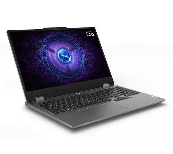 Lenovo LOQ 15IAX9 15,6" 144Hz i5-12450HX 24GB RAM 512GB Dysk SSD RTX4050 Win11 Szary Funkcje AI - Kup na Raty - RRSO 0%