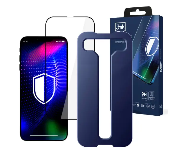 3mk Hardy TemperedGlass z aplikatorem do iPhone 16 Plus