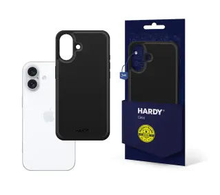 3mk Hardy Silky Leather MagCase do iPhone 16 Plus Czarny