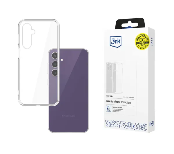 Etui 3MK Clear Case do Samsung Galaxy S24 FE Przezroczysty