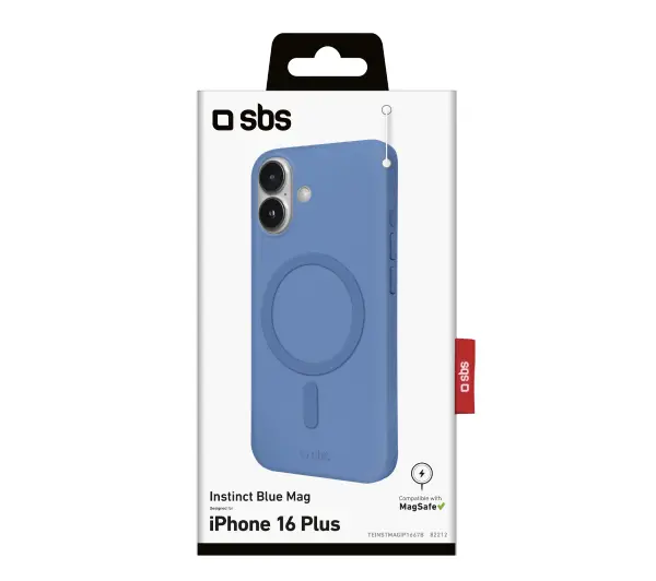 SBS Instinct MagSafe do iPhone 16 Plus Niebieski