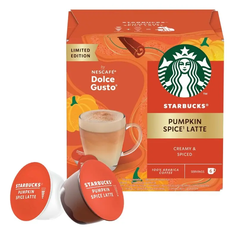 Kapsułki Starbucks Nescafe Dolce Gusto Pumpkin Spice Latte 12szt.