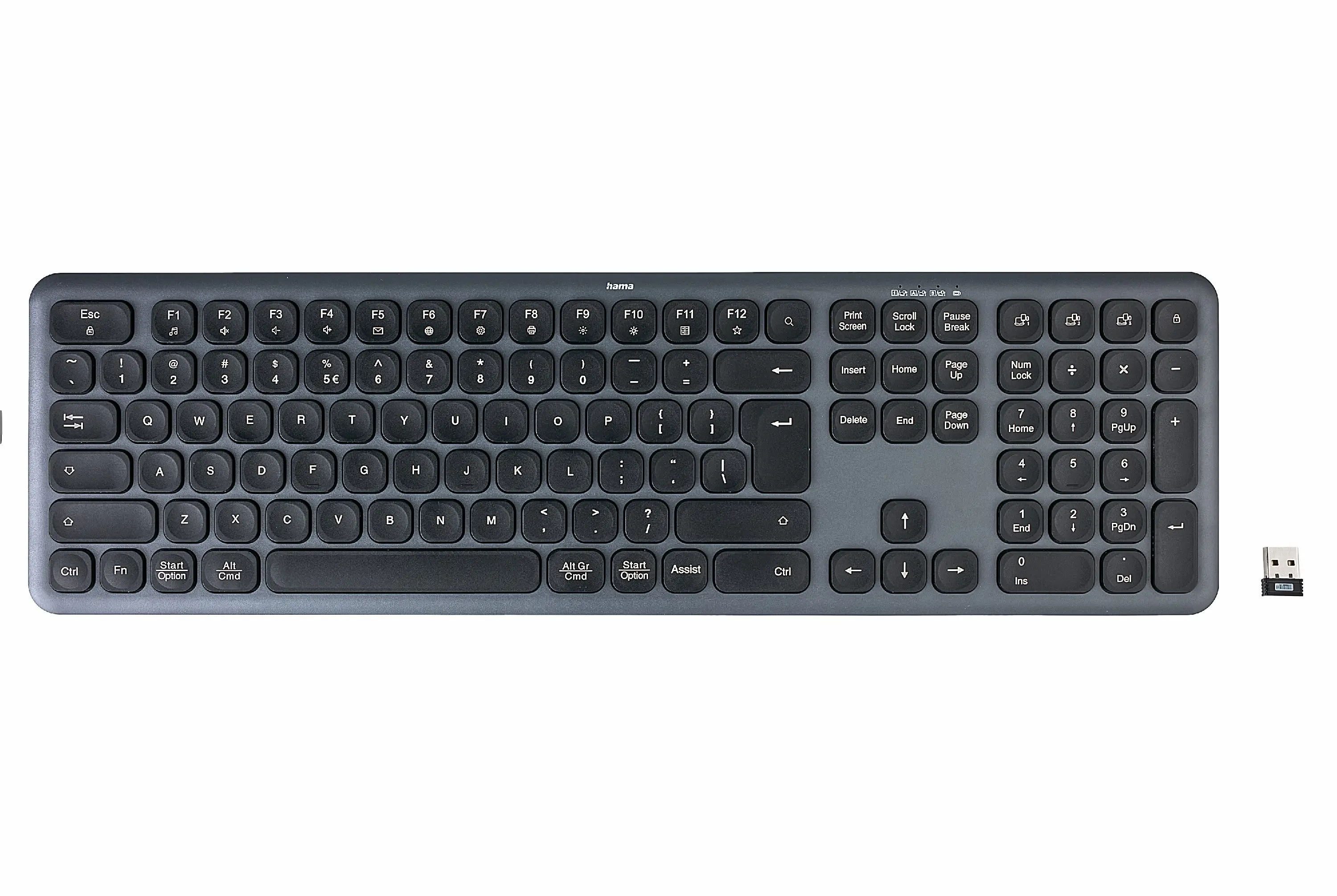 Klawiatura nożycowa Hama WK-550 Czarny