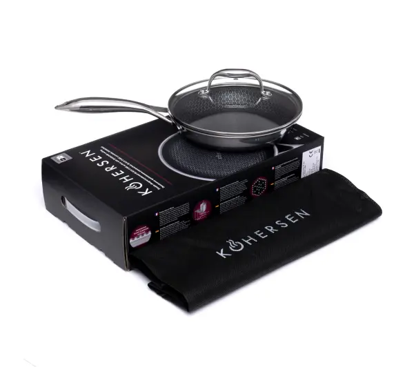 Kohersen Black Cube Indukcja Diamond 20cm
