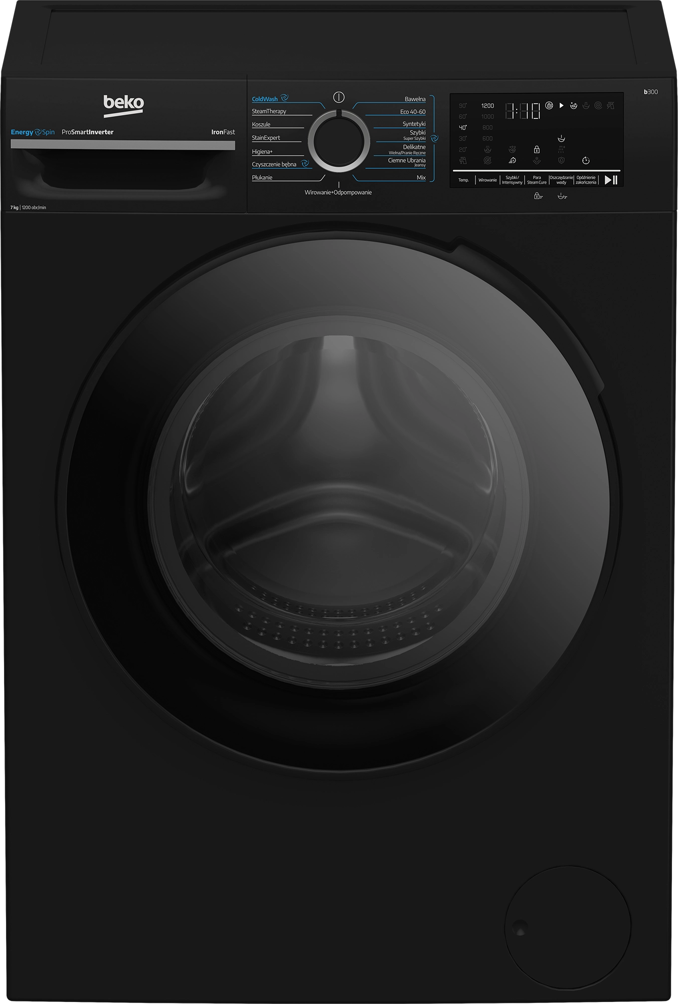 Pralka Beko b300 BM3WFU57215PBDC EnergySpin Slim 7kg 1200obr/min