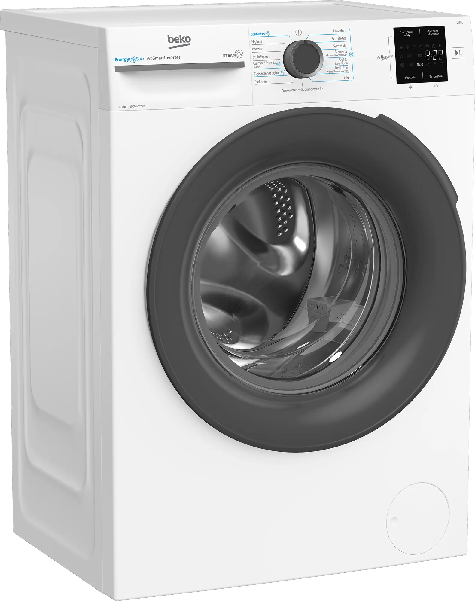 Pralka Beko b300 BM3WFU37215WAR EnergySpin Slim 7kg 1200obr/min