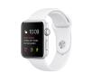 Apple Watch 2 42mm (srebrny/biały sport)