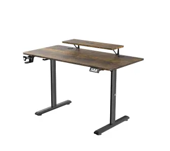 Biurko Ultradesk HIGHLANDER 120cm Regulacja wysokości Brązowy