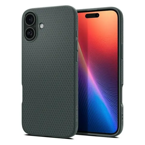 Etui Spigen Liquid Air do iPhone 16 Zielony