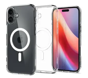 Etui Spigen Ultra Hybrid MAG iPhone 16 Plus Biały