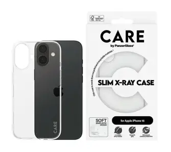 Etui PanzerGlass X-Ray Soft Basic Case do iPhone 16 Przezroczysty