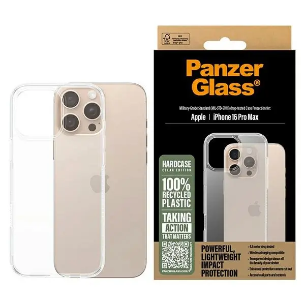 Etui PanzerGlass HardCase MagSafe do iPhone 16 Pro Max Przezroczysty