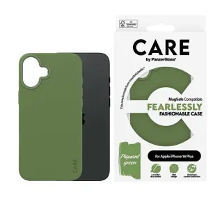 PanzerGlass Fearlessly Fashionable MagSafe do iPhone 16 Plus Zielony