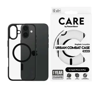 PanzerGlass Flagship Urban Case MagSafe do iPhone 16 Plus Czarny