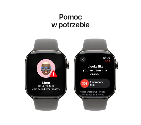 Apple Watch Series 10 GPS AI + Cellular AI 46mm z tytanu w kolorze naturalnym pasek sportowy górska szarość S/M - Kup na Raty - RRSO 0%