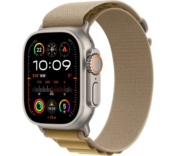 Apple Watch Ultra 2 GPS + Cellular Koperta z tytanu 49mm opaska Alpine beżowy L