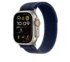 Opaska Apple Trail niebieski do koperty 49mm M/L elementy z tytanu w kolorze naturalnym