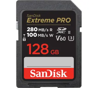 Karta pamięci SanDisk Extreme PRO SDXC 128GB 280/100 V60