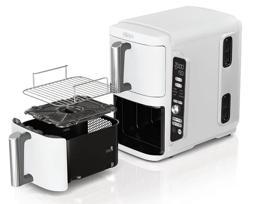 фото Мультипіч (аерофритюрниця) Ninja Double Stack XL 2-Level Air Fryer 9.5L (SL400EUWH)
