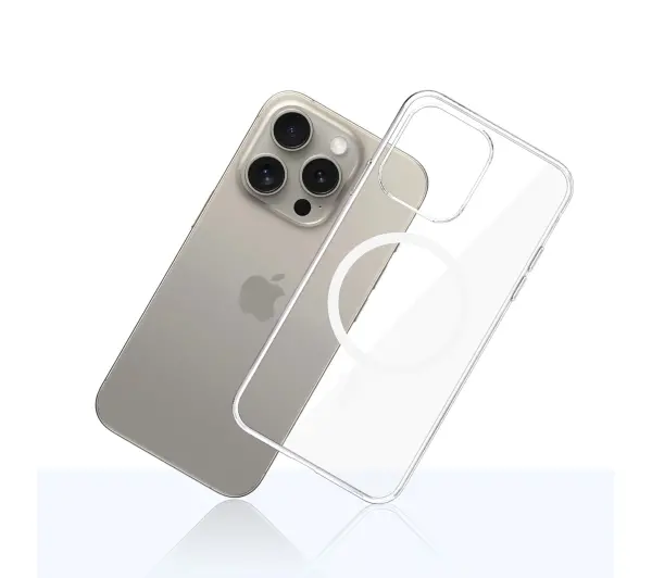 3mk Clear Magcase do iPhone 15 Pro Przezroczysty