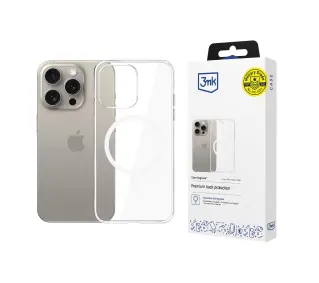 3mk Clear Magcase do iPhone 15 Pro Przezroczysty