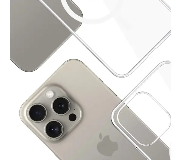 3mk Clear Magcase do iPhone 15 Pro Przezroczysty
