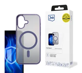3mk Frosty MagCase do iPhone 16 Fioletowy