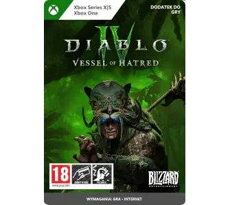 Diablo IV: Vessel of Hatred [kod aktywacyjny] Dodatek do gry na Xbox Series X/S / Xbox One