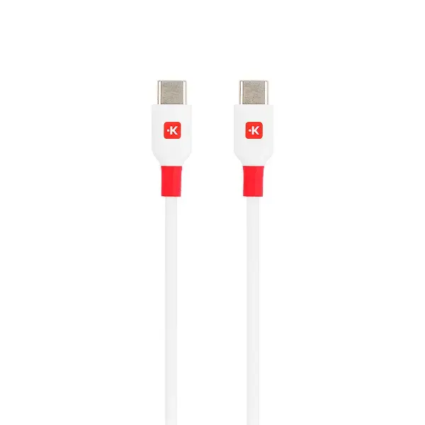 Kabel Skross USB-C do USB-C 100W 1,2m Biały