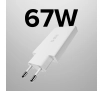 Ładowarka sieciowa SBS GaN PD 67W 2zUSB-C Extra Slim