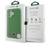 Etui Lacoste Iconic Petit Pique MagSafe do iPhone 16 Zielony