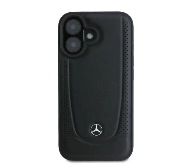 Mercedes-Benz Leather Urban do iPhone 16 Czarny